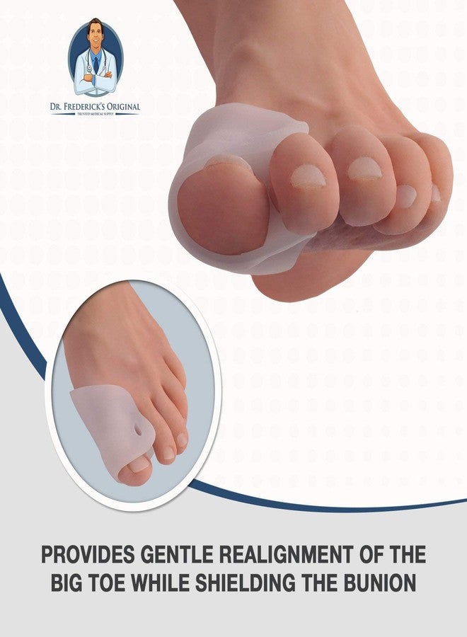 Dr. Frederick's Original Covered Toe Spacers - Gel Shields - 4 Pieces - Bunion Pain Relief - Image 4